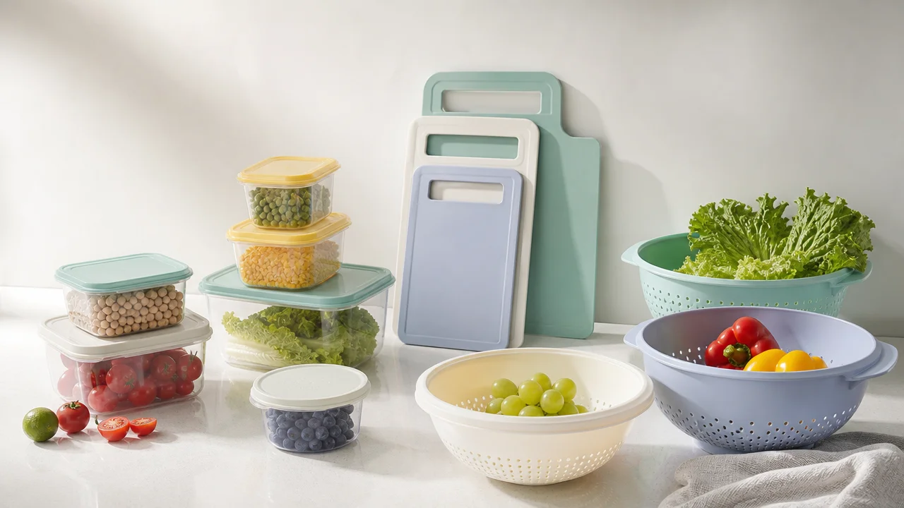 BPA-free plastic kitchenware and food storage products